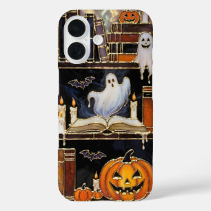 iPhone 16 Funda de teléfono de estantería de Halloween Fanta