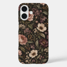 Funda de teléfono de flores silvestres vintage tem