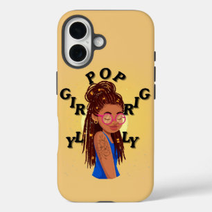 iPhone 16 Funda de teléfono de locs pop femenina