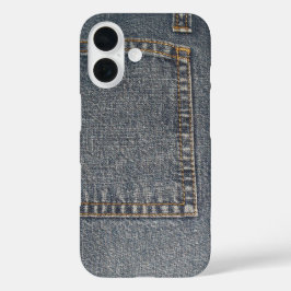 iPhone 16 Funda de teléfono de mezclilla