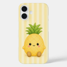 Funda de teléfono de piña Kawaii linda 