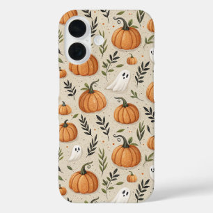 iPhone 16 Funda de teléfono linda y espeluznante para otoño