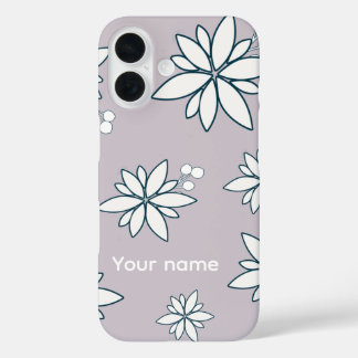 iPhone 16 funda de teléfono malva