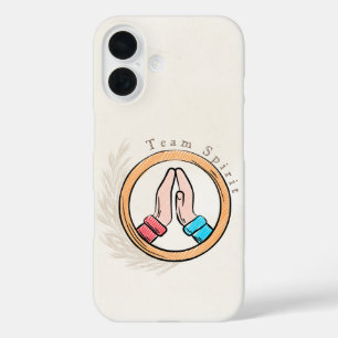 iPhone 16 Funda de teléfono moderna Boho Neutral espíritu