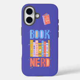 iPhone 16 Funda de teléfono para amante de los libros – Dise