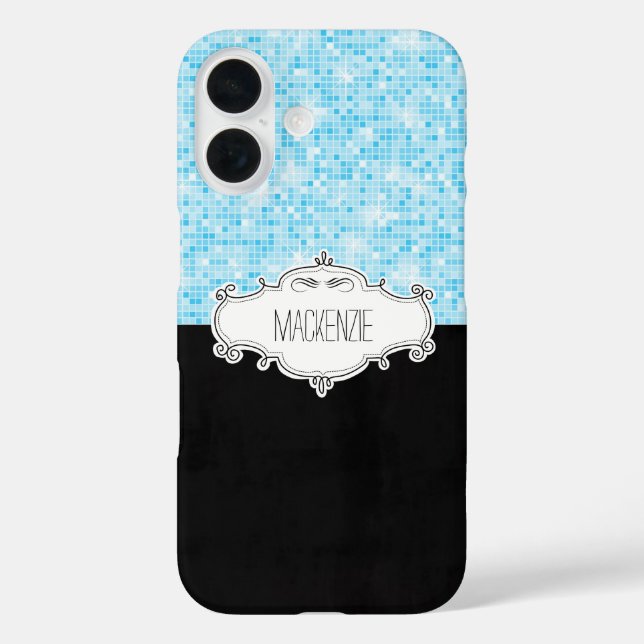 iPhone 16 Funda de teléfono personalizada con brillo (Reverso )