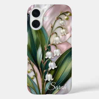 iPhone 16 Funda de teléfono personalizada de lirio de los va
