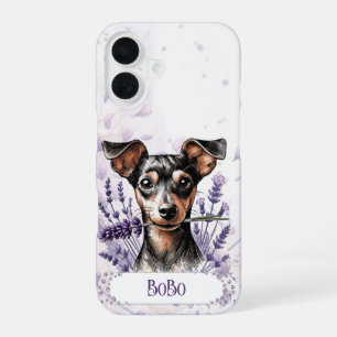 iPhone 16 Funda de teléfono personalizada para cachorros – M