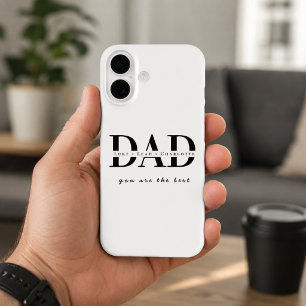 iPhone 16 Funda de teléfono personalizada para papá moderna