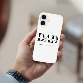 iPhone 16 Funda de teléfono personalizada para papá moderna
