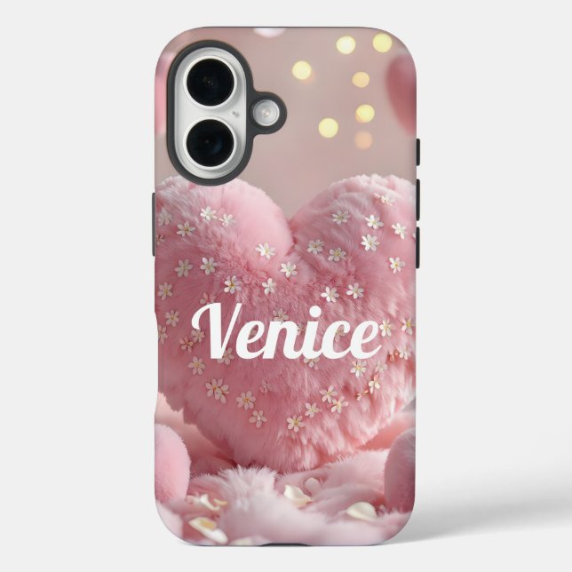 iPhone 16 Funda de teléfono personalizada – Regalo para ella (Reverso )