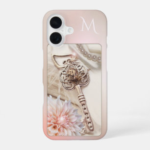 iPhone 16 Funda de teléfono romántica llave para tu corazón