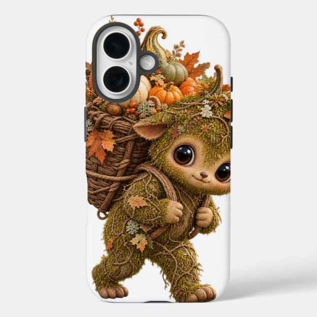 iPhone 16 Funda de teléfono Sprite de Bosque de Musgo (Reverso )