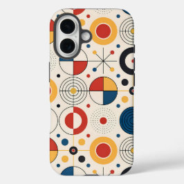 iPhone 16 Funda diseño geométrico