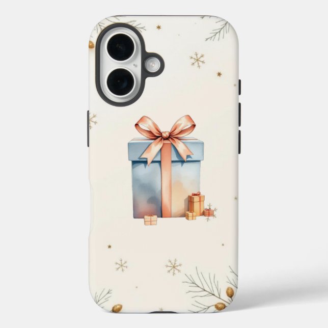 iPhone 16 Funda duro - Elegante diseño de caja de  (Reverso )