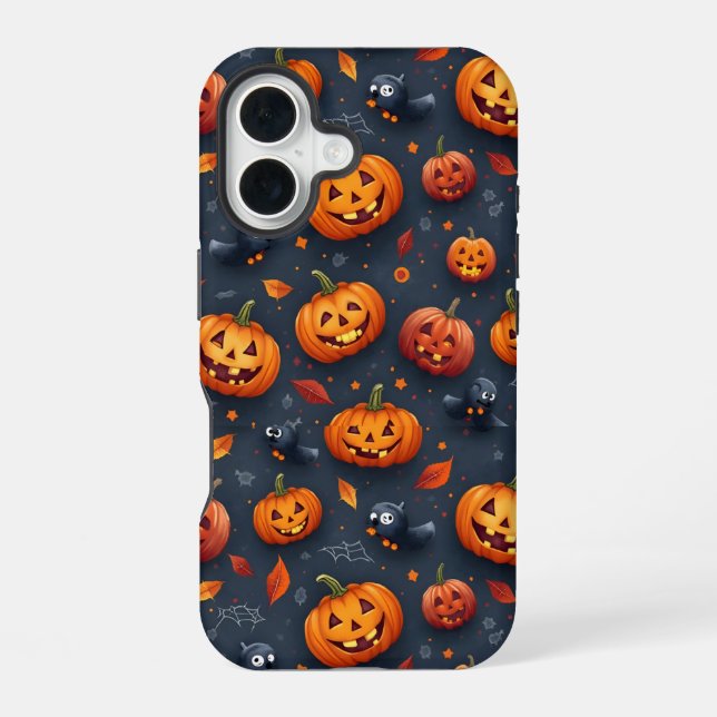 iPhone 16 Funda para iPhone16 con tema de Halloween (Reverso )