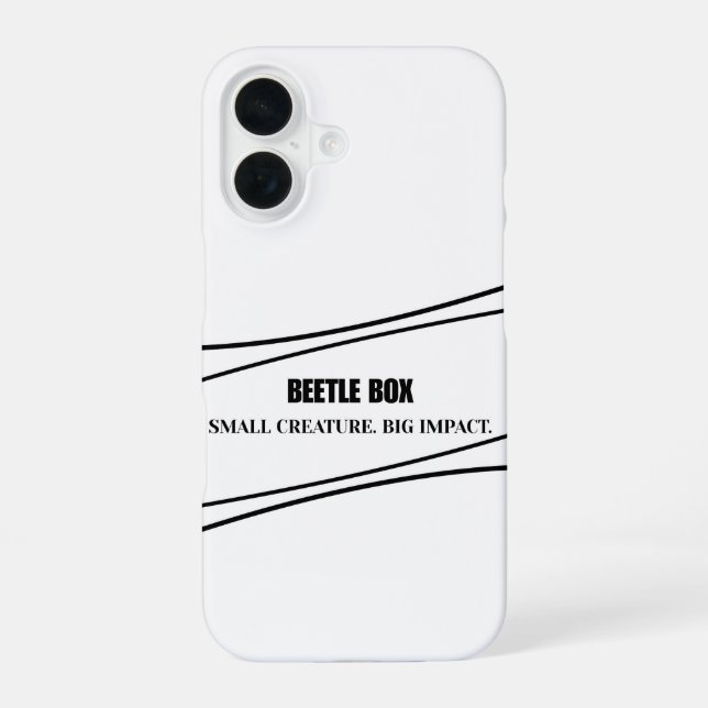 iPhone 16 Funda para teléfono Beetle Box (Reverso )