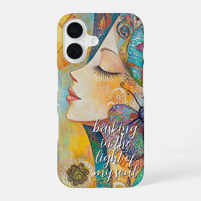 iPhone 16 Funda para teléfono Boho Soul Glow (Reverso )