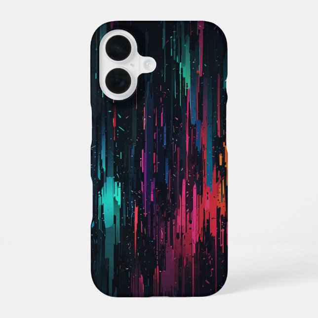 iPhone 16 Funda para teléfono con efecto de error (Reverso )