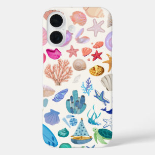 iPhone 16 Funda para teléfono con gradiente de verano de con