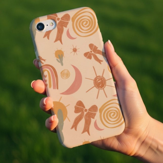 iPhone 16 Funda para teléfono con patrón de sol del desierto (Subido por el creador)