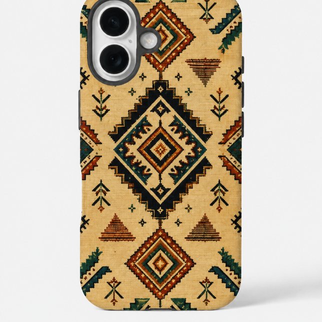 iPhone 16 Funda para teléfono con patrón geométrico tribal d (Subido por el creador)