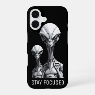 iPhone 16 Funda para teléfono de aliens robot