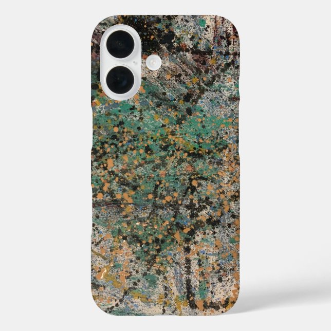 iPhone 16 Funda para teléfono de arte abstracto (Reverso )