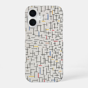 iPhone 16 Funda para teléfono de arte fino Piet Mondrian Pie