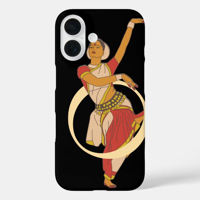 iPhone 16 Funda para teléfono de bailarina en movimiento (Reverso )