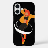Funda para teléfono de bailarina en movimiento