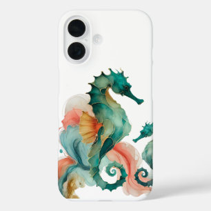 iPhone 16 Funda para teléfono de caballito de mar