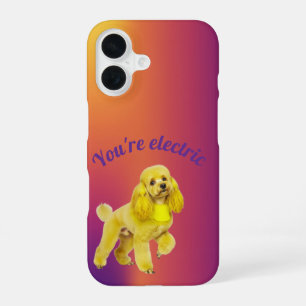iPhone 16 Funda para teléfono de caniche