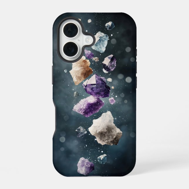 iPhone 16 Funda para teléfono de cristales celestiales (Reverso )