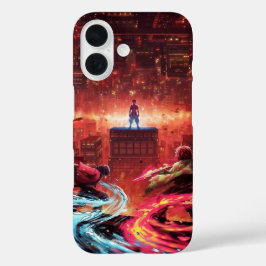 iPhone 16 Funda para teléfono de Demon Slayer