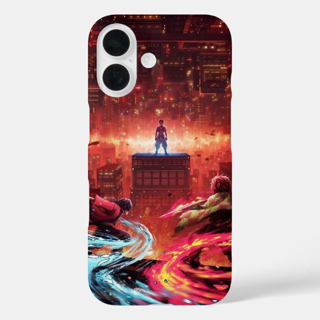 iPhone 16 Funda para teléfono de Demon Slayer (Reverso )