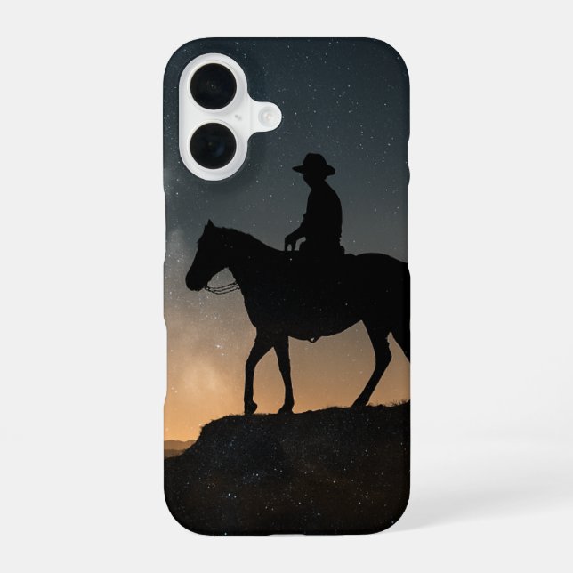 iPhone 16 Funda para teléfono de doble exposición - Jinete s (Reverso )