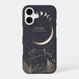 iPhone 16 Funda para teléfono de fases lunares y carta estel