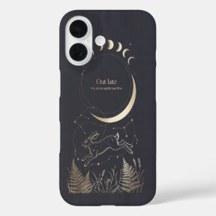 iPhone 16 Funda para teléfono de fases lunares y carta estel