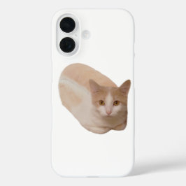 iPhone 16 Funda para teléfono de Gato Divertido en Forma de 
