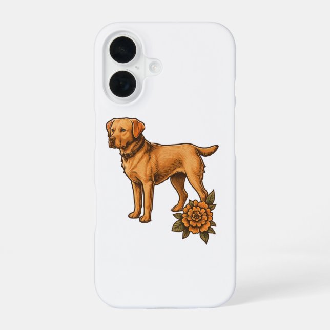 iPhone 16 Funda para teléfono de raza de perro personalizada (Reverso )