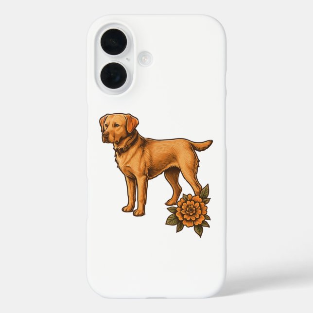 iPhone 16 Funda para teléfono de raza de perro personalizada (Reverso )