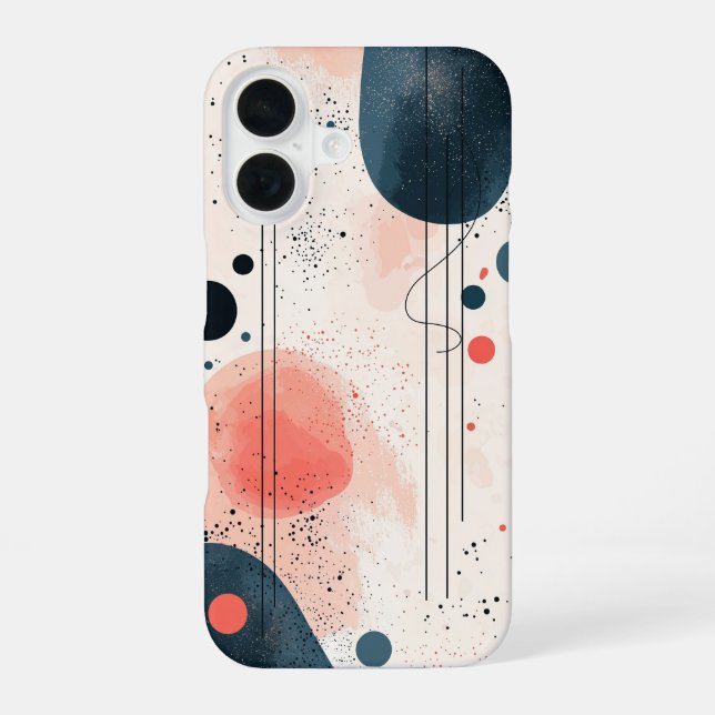 iPhone 16 Funda para teléfono de Salpicadura de Eclipse Luna (Reverso )