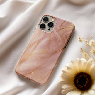 iPhone 16 Funda para teléfono de seda rosada - Satén rosa y 
