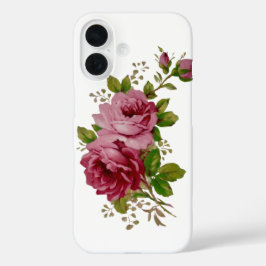 iPhone 16 Funda para teléfono Elegancia de Rosa de Repollo V