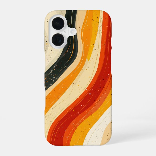 iPhone 16 Funda para teléfono Ember Stream (Reverso )
