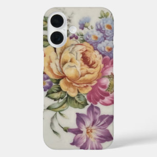 iPhone 16 Funda para teléfono Fantasía Floral