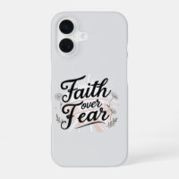 Funda para teléfono Fe Sobre Miedo