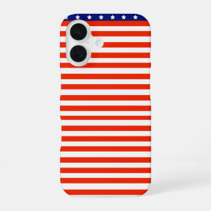 iPhone 16 Funda para teléfono inteligente con bandera de EE.