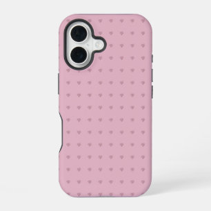 iPhone 16 Funda para teléfono / iPad con patrón de corazón e